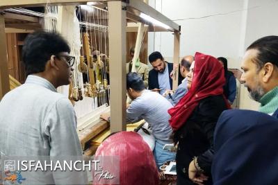کارگاه‌های نساجی پارک علم و فن‌آوری کاشان میزبان ارزیاب‌های یونسکو